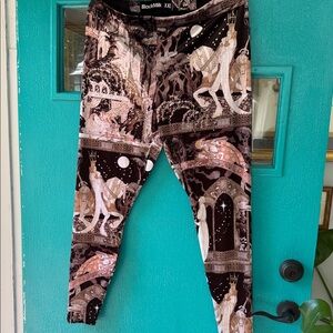 Blackmilk Nielsen Fairytales Velour Leggings XXL